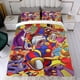 thumbnail image 4 of El Asombroso Circo Digital Conjunto de sábanas temático, trío de piezas, cómodo y amigable con la piel, diseño único, regalo de decoración para el hogar para familiares, amigos y fans,173X218cm, 4 of 6