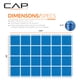 thumbnail image 4 of Tapete de rompecabezas para ejercicio CAP Barbell 61 x 61 x 2 cm, espuma EVA, paquete de 4, 4 of 7