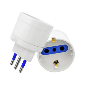 Fenix - Adaptador Enchufe Europeo A Chileno Schuko Certificado Sec