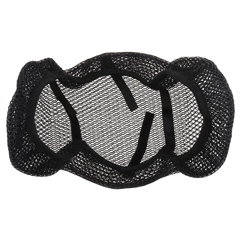 Magideal - Antideslizante Para Asiento De Motocicleta, Funda Para Cojín, Red, Cómodo, Transpirable, Protector Solar Para Motocicleta, Ciclomotor, Fácil De , L L