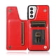 thumbnail image 1 of PU Leather Card Holder Wallet Case For Samsung Galaxy S23 S22 S21 S20 Note 20 Ultra Plus Kickstand Durable Shockproof Cover, 1 of 3