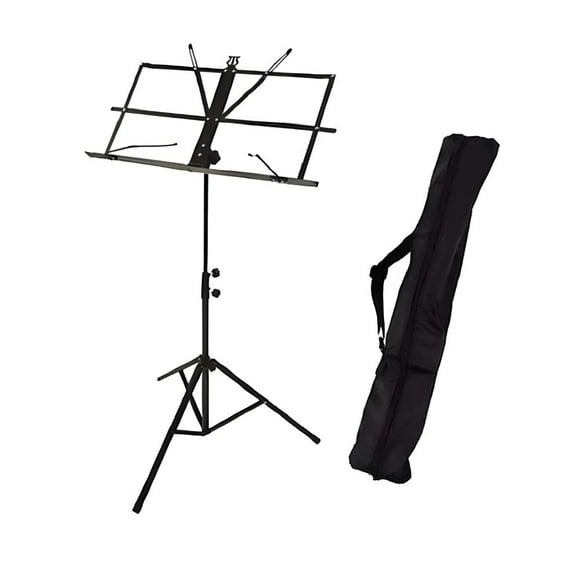 Atril De Partitura Plegable Negro con Funda PB-F3