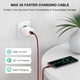thumbnail image 3 of Cable de carga USB-A a USB-C, paquete de 5 unidades para iPhone Samsung, 3 of 8