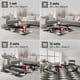 thumbnail image 3 of Juego de pisos para gimnasio BeMaxx, 18 unidades, alfombrillas de espuma EVA entrelazadas, 3 of 9