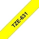 thumbnail image 1 of Cinta TZE-631 Etiquetas Adhesivas 12mm x 8m Amarillo sobre negro para rotuladora, 1 of 2
