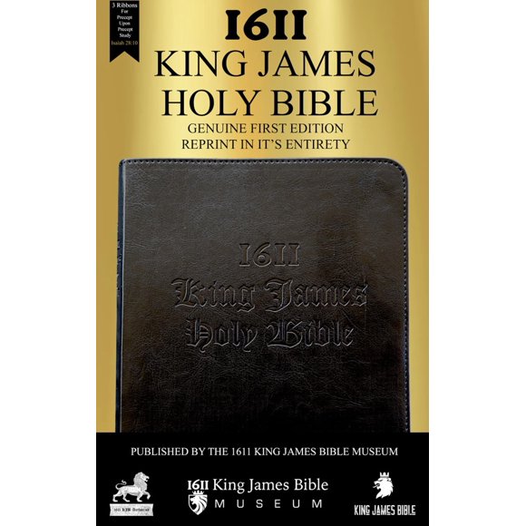 Biblia 1611 King James – Facsímil de Museo, Tapa Negra