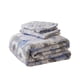 thumbnail image 3 of Quilt Sherpa Estampado Flores Blue 1,5 plazas, 3 of 5