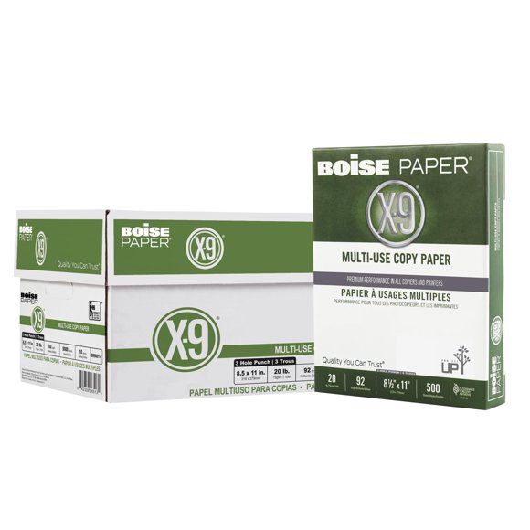 Papel para Copia BOISE POLARIS X-9 8.5x11in 5000 Hojas
