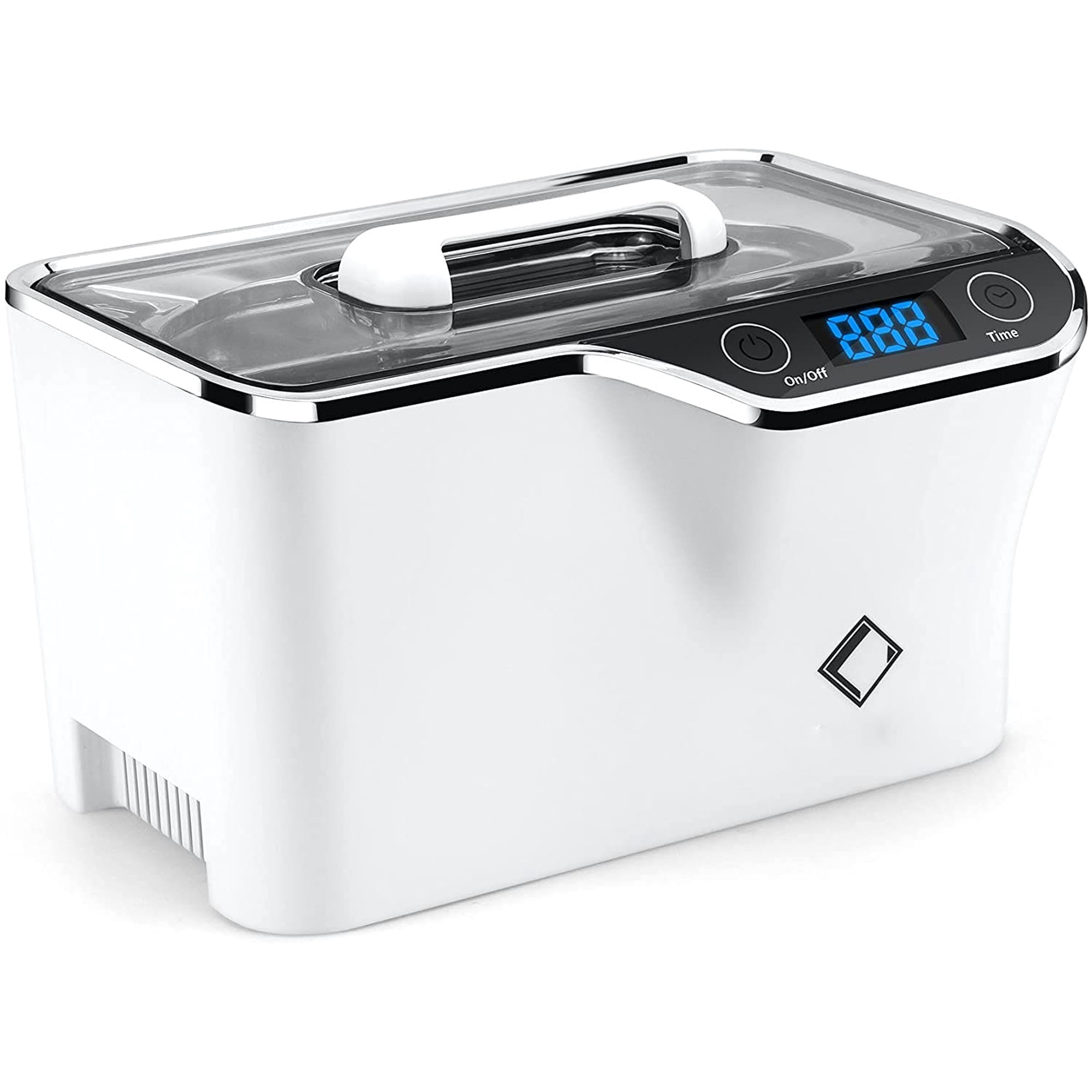 Lifebasis - Limpiador Ultrasónico Para Joyas Ultrasonic 600 Ml Blanco