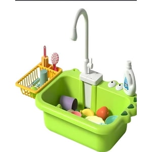 M&L Todo Para El Hogar - Lava Vajillas De Juguete Verde
