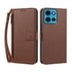 thumbnail image 1 of Funda Tipo Billetera para Motorola Moto G75 5G con Soporte y Bolsillo con Cierre Marrón, 1 of 1