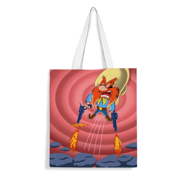 Yosemite Sam Bolso de tela con estampado de lienzo para mujer,