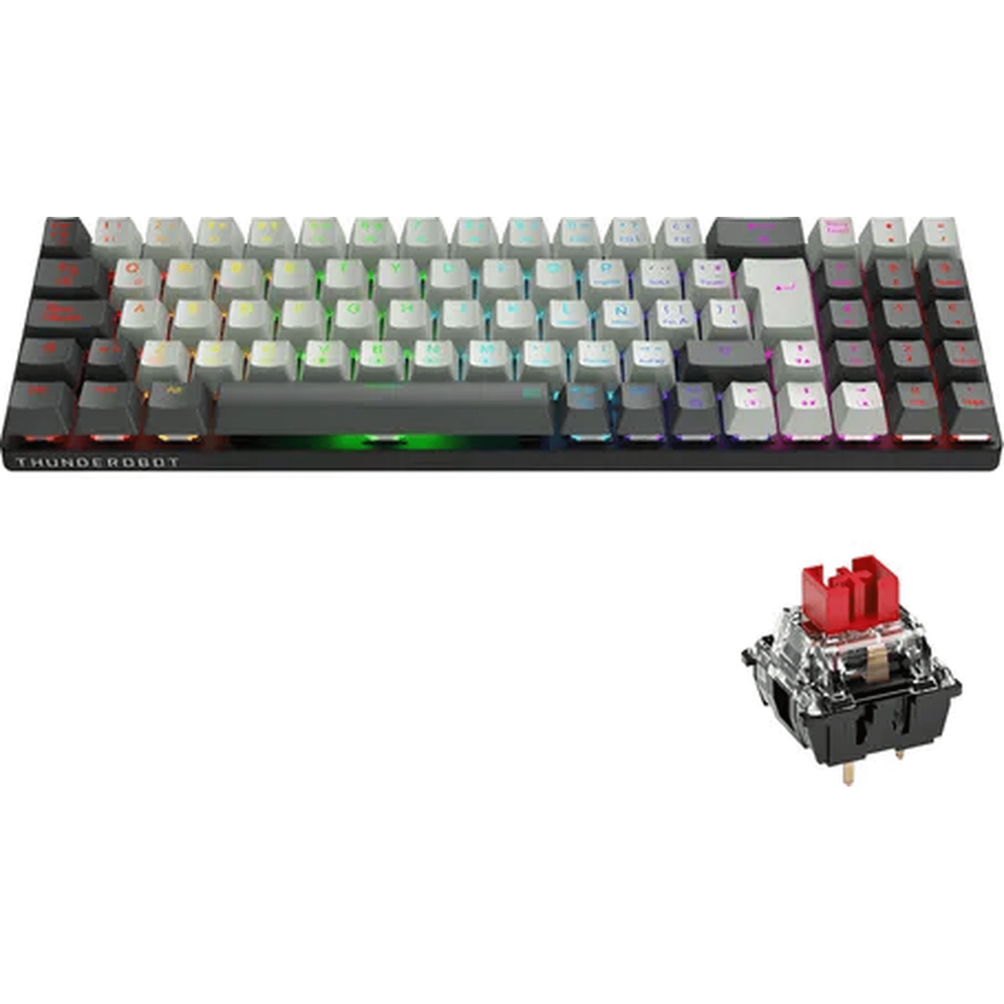 Genérico - Teclado Mecánico Gamer Thunderobot K78 Rgb Español