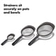 thumbnail image 5 of Juego de coladores OXO Good Grips de 3 piezas, color negro, 5 of 9