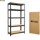 thumbnail image 2 of Estante Rack Métalico 180x90x40 Estanteria Repisa Mdf Klac, 2 of 7