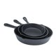 thumbnail image 1 of Juego de 3 sartenes de hierro fundido Tabletops Unlimited 16 cm, 20 cm y 27 cm, 1 of 4