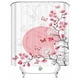thumbnail image 1 of Cortina de ducha de mariposa, juego de cortina de baño con ganchos, tamaño 66 x 72 pulgadas, 1 of 3
