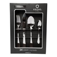 Set Cubiertos 24 Pzs Cambridge Krons Acero Inox Set Cuchilleria