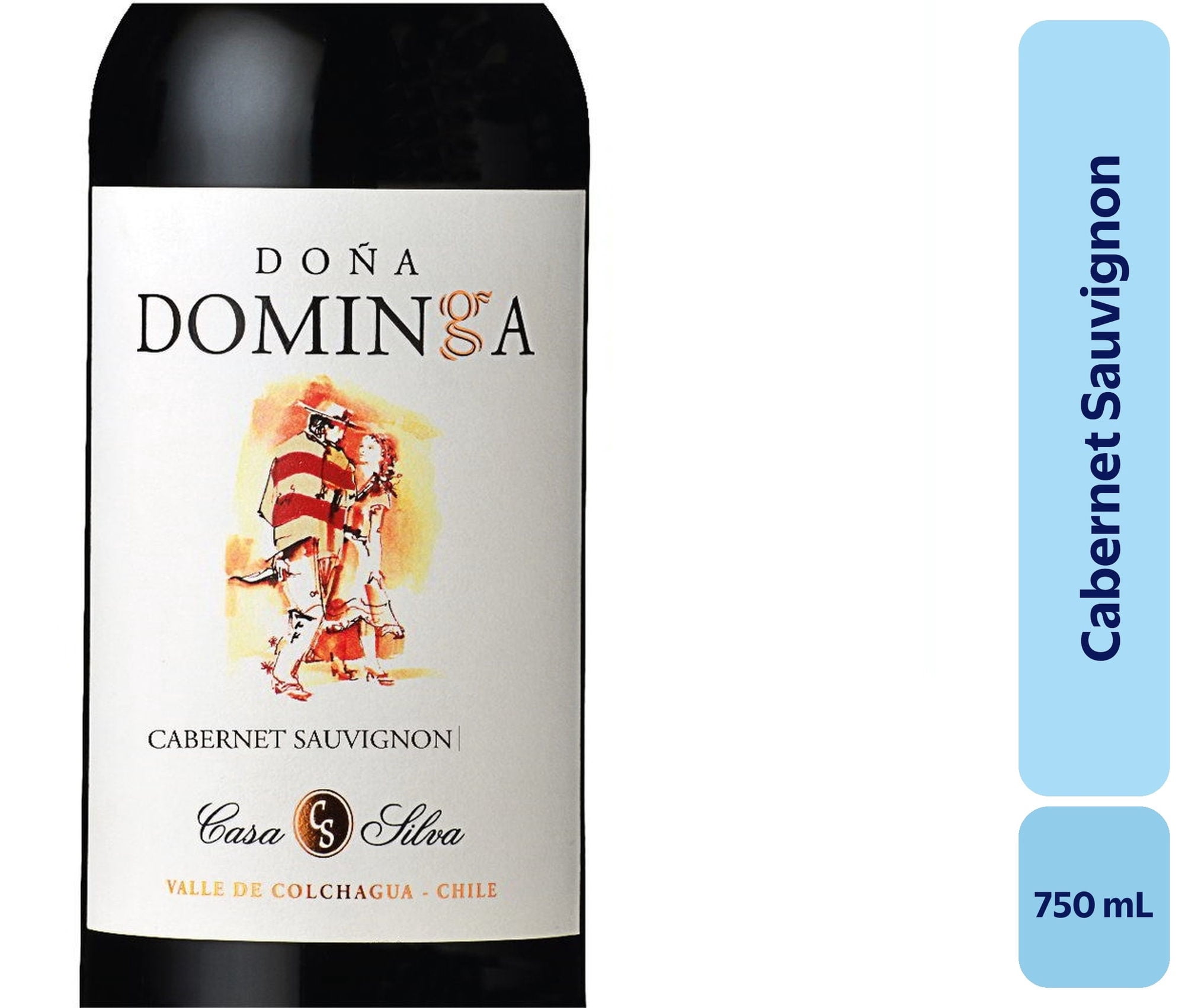 Vino Cabernet Sauvignon Botella 750 mL Dona Dominga