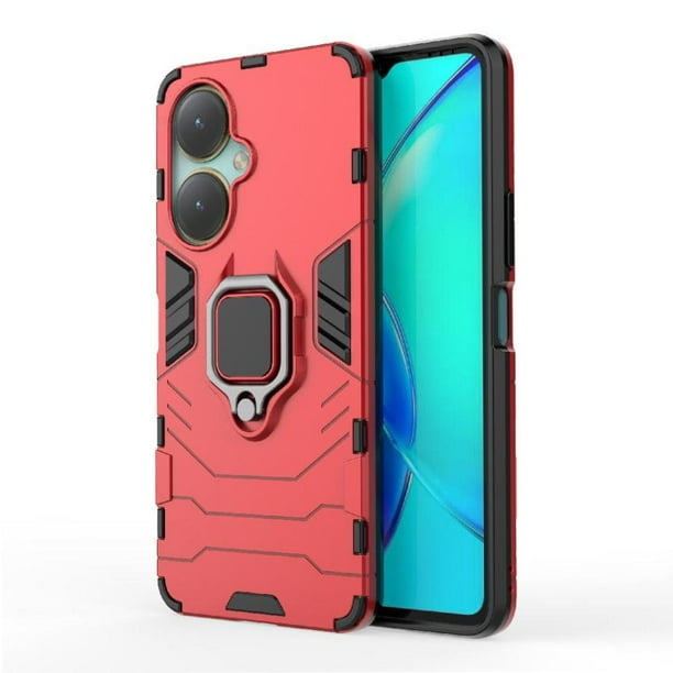 FOXDOCK Funda Antigolpes para VIVO Y27 4G – Protección Total con Soporte y Diseño Robusto