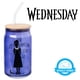 thumbnail image 4 of Vaso de vidrio Silver Buffalo 473 ml Wednesday Addams, 4 of 5