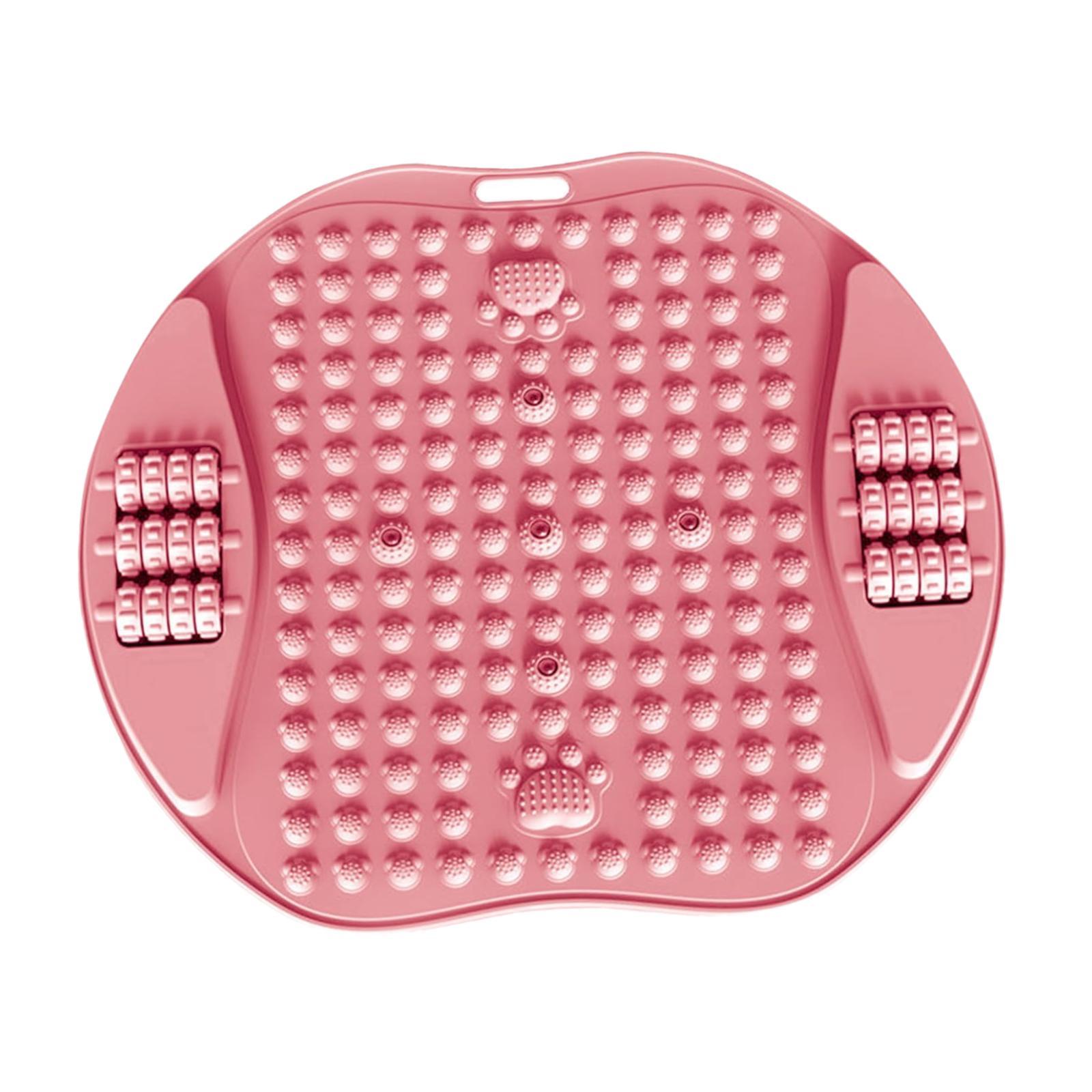 Magideal - Alfombrilla De Punto De Presión Para Pies, Placa Antideslizante Para Los Dedos Del Pie Para Caminar, Masajeador De Pies Multiusos Con Un Diseño Resist Rosa