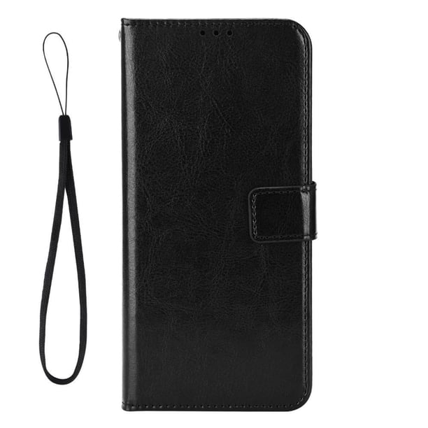Funda tipo libro para Realme C63 4G, cartera todo‑en‑uno, funda multifuncional con tarjetero y correa de muñeca desmontable