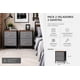 thumbnail image 3 of Pack 2 Veladores 2 Gavetas Estilo Industrial Gris Madera, 3 of 5