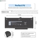 thumbnail image 3 of Batería DMKAOLLK MXV9V 7,6 V 60 Wh para Dell Latitude 5300 5310, 3 of 7