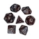 thumbnail image 4 of 7x Dados Poliédricos Smooth D4-D20 Para Ense?anza De Matemáticas Barra De Mesa Juegos De Mesa Marrón Argent, 4 of 5