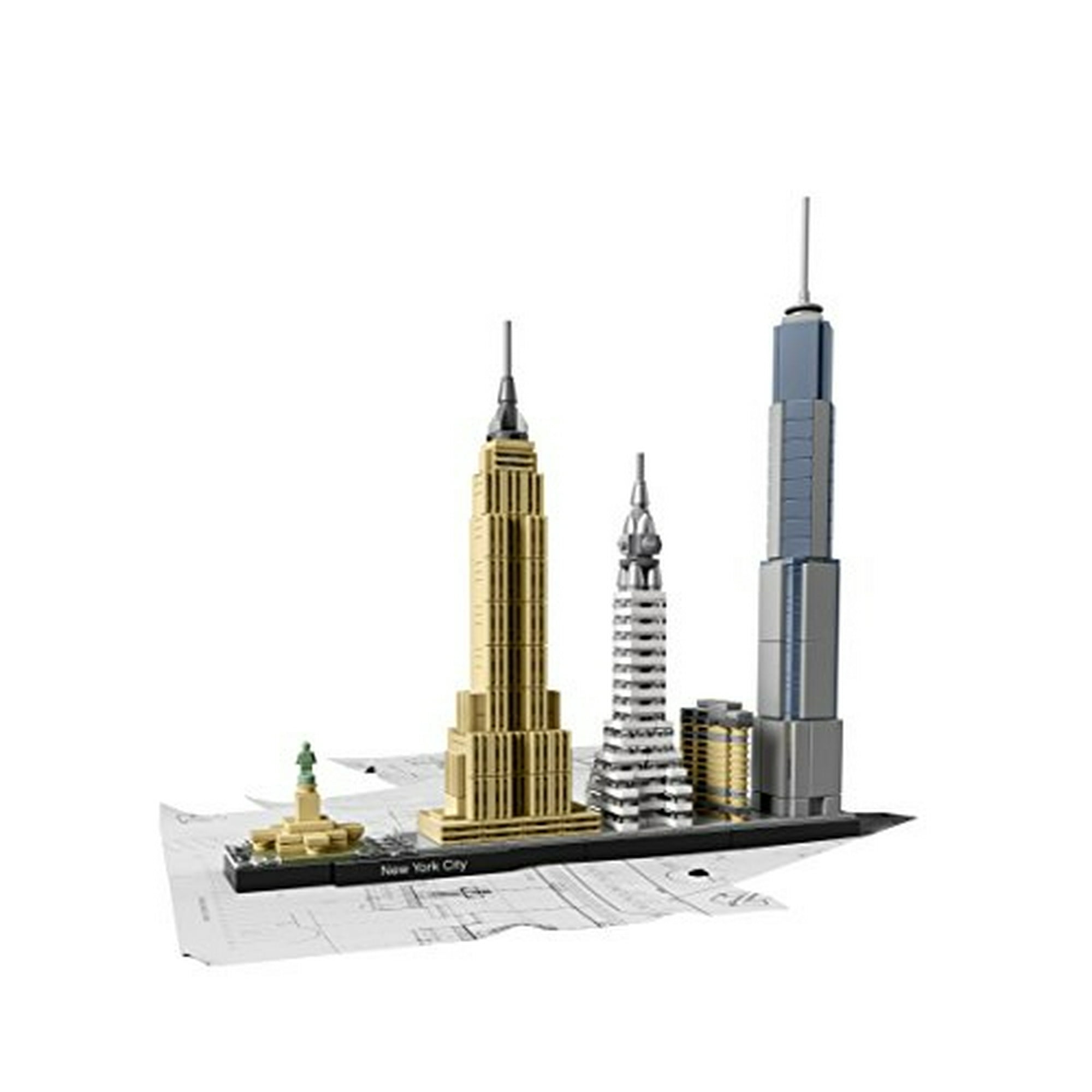 Set De Construcción De Maquetas Lego Architecture New York City 21028 Skyline