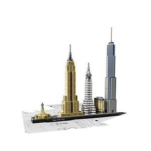 Set De Construcción De Maquetas Lego Architecture New York City 21028 Skyline
