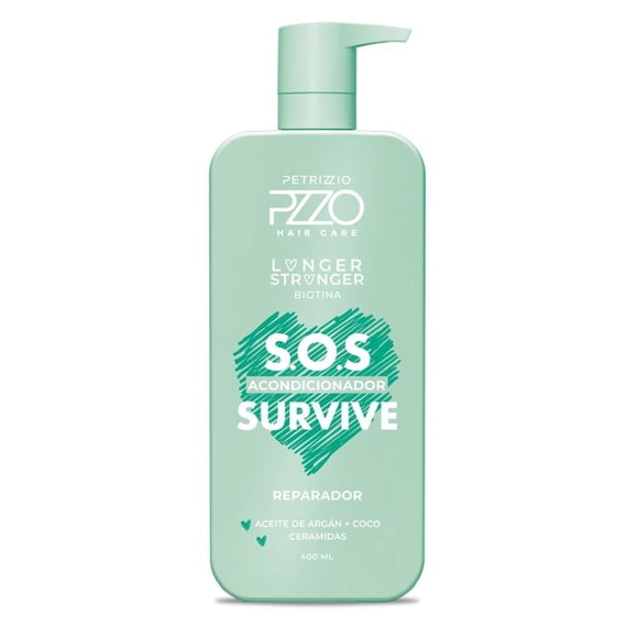 Acondicionador Pzzo Hair Care Reparador SOS Survive