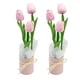thumbnail image 4 of Flores De Tulipanes Artificiales En Maceta Decoración De Ramo De Bricolaje Rosa, 4 of 6