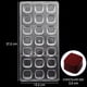 thumbnail image 4 of Pack X2 Moldes Chocolate Moldes De Chocolate Cuadrado Gris, 4 of 5