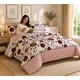 thumbnail image 2 of Cubrecama de Invierno Plush con Chiporro 2 Plazas Color Beige Floral  RS1014, 2 of 3