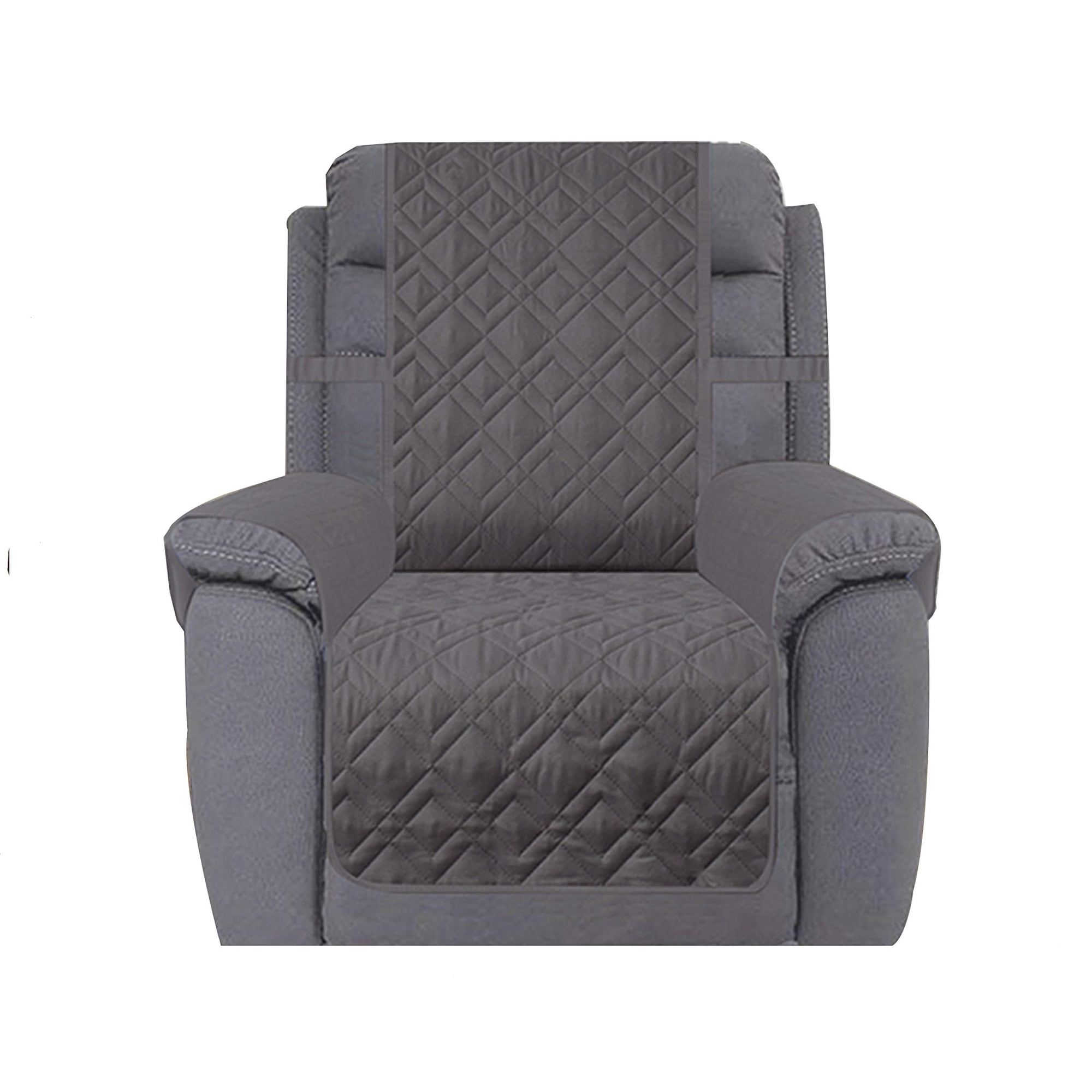 Funda Para Muebles Ameritex, Impermeable Y Antideslizante, Sillón Reclinable, Gris Oscuro