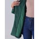 thumbnail image 5 of INSPIRE CHIC Abrigo de Mujer de Piel Sintética con Solapa Abrigo Cálido de Invierno Abierto Casual Largo Chaquetas Esponjosas M Verde Oscuro, 5 of 6