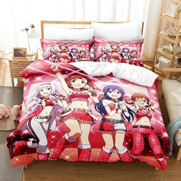 Chieri Ogata Bedding Set Duvet Cover Bed Set Quilt Cover Pillowcase Comforter Boys Adult Bedding Set