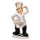 thumbnail image 5 of 1x Resina Chef Estatuilla Estatua Adornos Bar Restaurante Cocina Café Decoración 14x11x30cm, 5 of 5