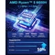 thumbnail image 2 of Mini PC Getorli Ryzen 5 6600H 16GB 512GB NVMe WiFi 6, 2 of 3
