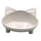 thumbnail image 4 of Lindo Tazón De Fuente De Agua Con Forma De Orejas De Gato Para Mascotas, Cuenco Ancho Antideslizante, Blanco, 4 of 5