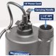 thumbnail image 4 of Bomba de Agua Superior Pump 91330 1/3 HP 2400 GPH Elevación 3 m, 4 of 7