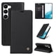 thumbnail image 1 of Funda Billetera de Cuero para Samsung Galaxy S23 con Tarjetero y Soporte - Tapa Magnética Negro, 1 of 6
