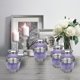 thumbnail image 5 of Urnas crematorias Trupoint Memorials, tamaño pequeño, color morado, juego de 4, 5 of 6