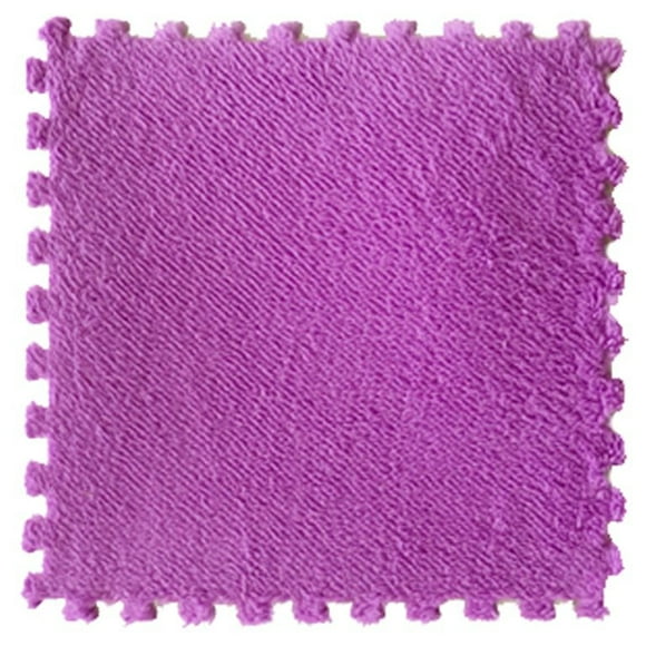 Set Goma Eva Felpa 9 Unidades Morado