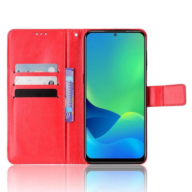 Funda tipo libro para Ulefone Note 13P, cartera todo‑en‑uno, funda multifuncional con tarjetero y correa de muñeca desmontable