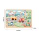 thumbnail image 2 of Puzzle de Encaje Transportes con Sonido Tooky Toy, 2 of 6