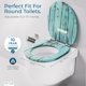 thumbnail image 4 of Asiento de inodoro Sanilo redondo 39‑43 cm, madera, cierre suave, 4 of 8