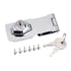 thumbnail image 4 of Cerraduras De Cerrojo Con Llave Cerradura De Cerrojo Con Tornillos Cerraduras De Caja De Herramientas De 2 Llaves Para Puertas Pequeñas, 4 of 5